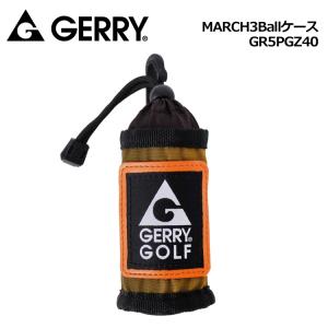 GERRY ジェリー ゴルフ MARCH 3Ballケース GR5PGZ40 ボールポーチ ボール入れ 3個収納可能｜yuuyuusports