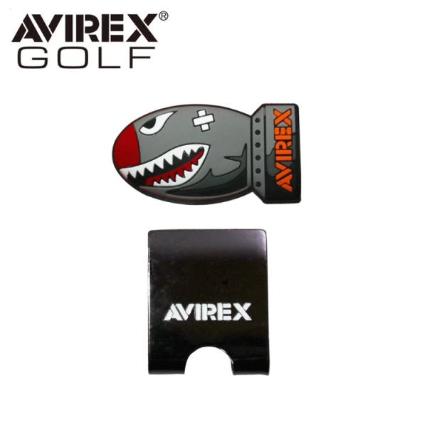 AVIREX GOLF シャークマウス 榴弾 マーカー AVG2F-AC5 クリップマーカー 小物 ...