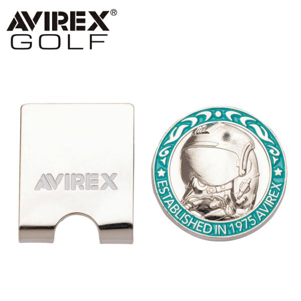 AVIREX GOLF コインマーカーAVG3S-AC2クリップマーカー 【アヴィレックス】【メダル...
