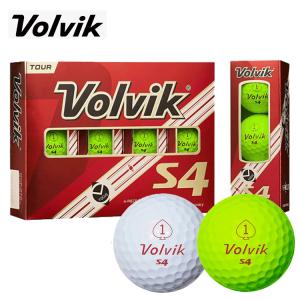 Volvik S4 1ダース（12球）【VOLVIK】【ボルビック】【S4】【TOUR】【ツアーボール】【ゴルフボール】｜yuuyuusports