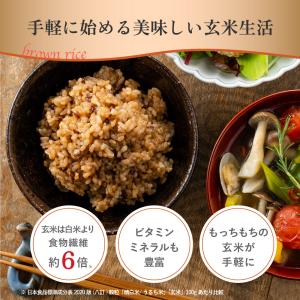 寝かせ玄米 ごはんパック レトルトご飯 結わえ...の詳細画像2