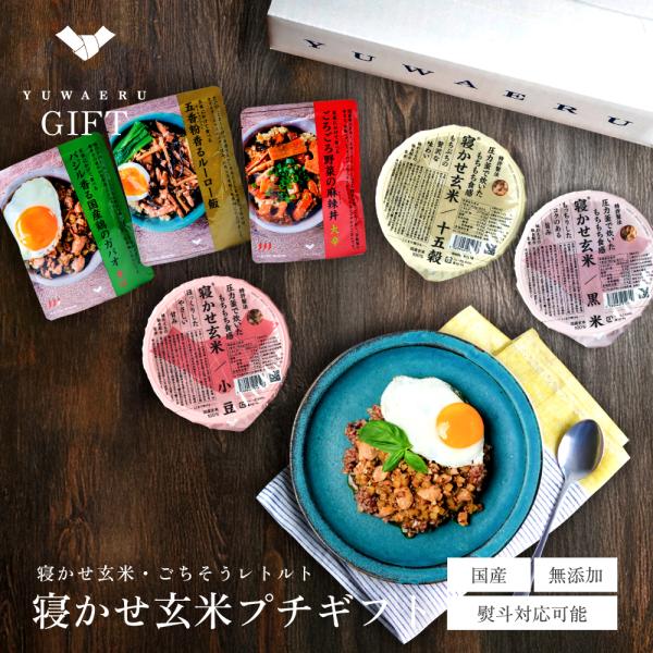 寝かせ玄米プチギフト レトルト食品 玄米パック ごちそうレトルト