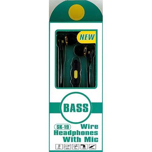 メタリック調 イヤホンマイク 4：イエロー×ブラック(YELLOW×BLACK)