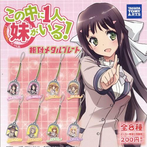 この中に1人、妹がいる 根付メタルプレート 全8種+ディスプレイ台紙セット タカラトミーアーツ ガチ...