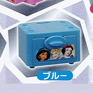 ディズニープリンセス エレガンスドレッサー 6：チェスト ブルー タカラトミーアーツ ガチャポン