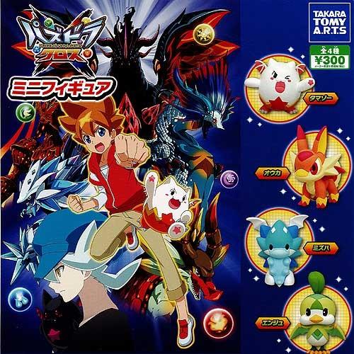 パズドラクロス ミニフィギュア 全4種+ディスプレイ台紙セット タカラトミーアーツ ガチャポン ガチ...