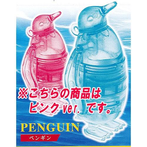 立体クリアパズル キーホルダー 8：ペンギン(PENGUIN/ピンク) ジング ガチャポン ガチャガ...
