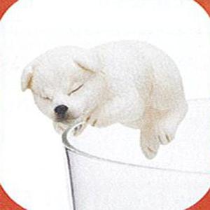 PUTITTO 柴犬 4：白毛(いねむり) 奇譚クラブ ガチャポン ガチャガチャ ガシャポン