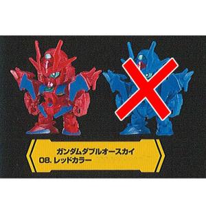 ガシャプラ SD ガンダム ビルドダイバーズ 02 8：ガンダムダブルオースカイ レッド バンダイ ガチャポン ガチャガチャ ガシャポン｜yuyou