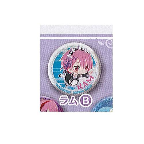 ガシャポンくじ Re：ゼロから始める異世界生活 レム＆ラム あそーと 2 9：C賞 缶バッジ ラムB...