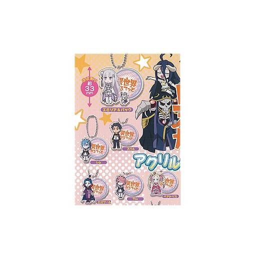 異世界かるてっと アクリル ぷれーと ますこっと Re：ゼロ 6種セット バンダイ ガチャポン ガチ...