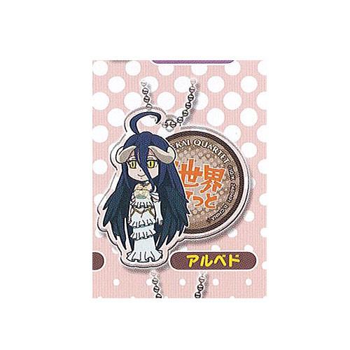 異世界かるてっと アクリル ぷれーと ますこっと 12：アルベド バンダイ ガチャポン ガチャガチャ...