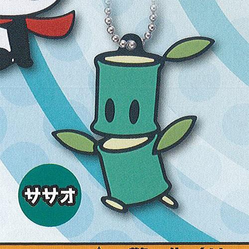 ジャパンダ ラバー マスコット 4：ササオ タカラトミーアーツ ガチャポン ガチャガチャ ガシャポン