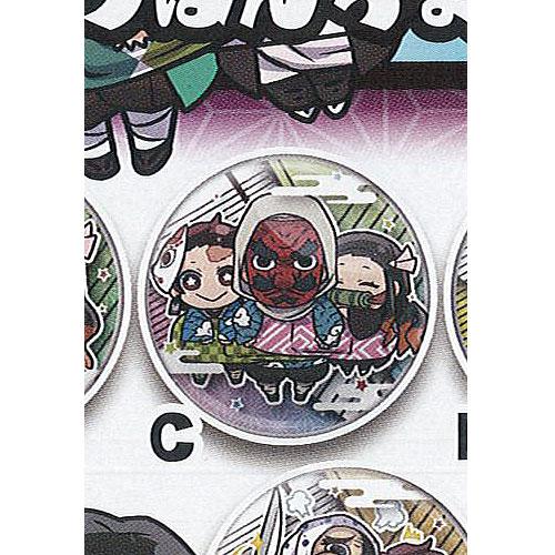 鬼滅の刃 キャラばんちょうこう 缶バッジ 参ノ型 3：竈門炭治郎＆鱗滝左近次＆竈門禰豆子 スタンドス...