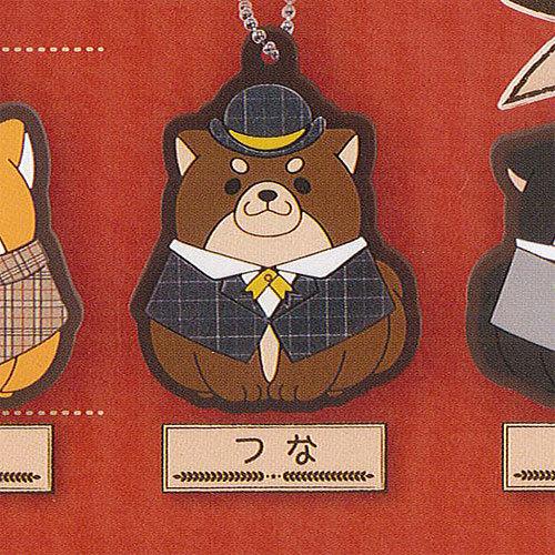 忠犬 もちしば まるふく 探偵 ラバー マスコット 2：つな エスケイジャパン ガチャポン ガチャガ...