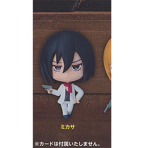 しろくろ カプセル 進撃の巨人 6：白スーツ ミカサ ブシロード ガチャポン ガチャガチャ ガシャポ...