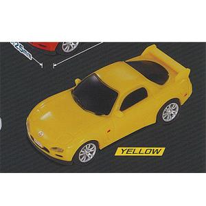 正規ライセンス MAZDA マツダ プルバック RX-7 4：YELLOW SO-TA ガチャポン ガチャガチャ ガシャポン｜yuyou