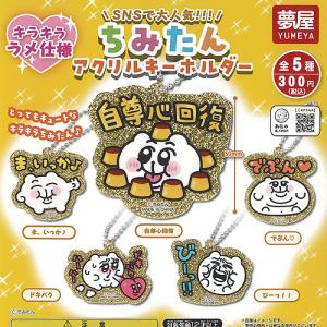 ちみたん アクリル キーホルダー 全5種+ディスプレイ台紙セット ご当地本舗夢屋 ガチャポン ガチャガチャ ガシャポン コンプリート
