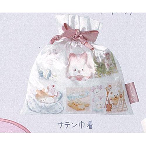 サンエックス シュガーココムー アソート コレクション 4：サテン巾着 システムサービス ガチャポン...