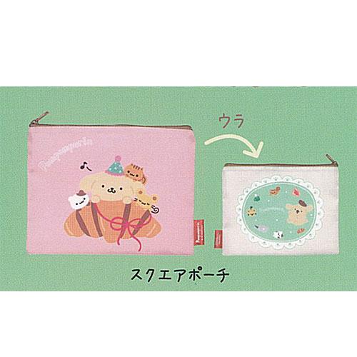サンリオ ポムポムプリン ユーモラス アソート コレクション 3：スクエアポーチ アイピーフォー ガ...