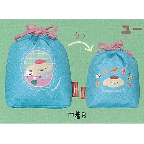 サンリオ ポムポムプリン ユーモラス アソート コレクション 5：巾着 B アイピーフォー ガチャポ...