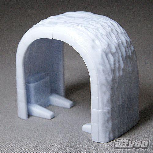 トンネル2（雪カラー） カプセルプラレール きかんしゃトーマス タカラトミーアーツガチャポンガシャポ...