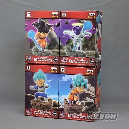 ドラゴンボール超 World Collectable Diorama vol.3 全4種セット バン...