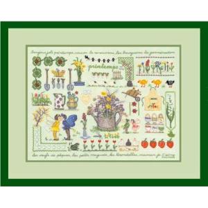 クロスステッチ刺繍キット 1135 Printemps 春