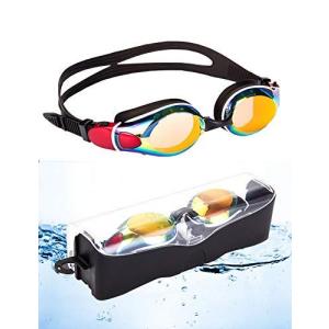 スイミングゴーグル スイムゴーグル 水中メガネ 水泳ゴーグル UVカット 曇り防止 クリア 防水 男女兼用 ゴーグ
