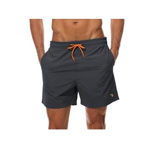 YSENTO 水着 メンズ サーフパンツ 無地 水陸両用 海水パンツ ハーフパンツ ゴムウエスト 通気 速乾 ボードショー