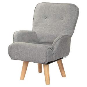 アーバン通商 回転チェア ロータイプ グレー バケットタイプ 優しくフィット 高座椅子 AZ-1631