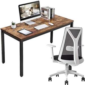 CJMM パソコンデスク100、120、140、160cm pcデスク 机 頑丈で組立簡単、シンプル テレワークテーブル ゲーミングコ