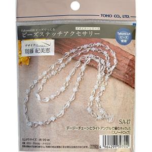 TOHO ビーズキット ビーズステッチアクセサリー スノードロップ ネックレス SA-17