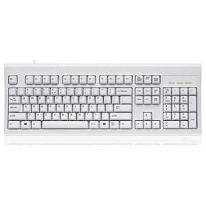 ペリックス PERIBOARD-106 US W フルサイズ パフォーマンス USB 有線キーボード - メンブレン 最大2000万回の キースト?