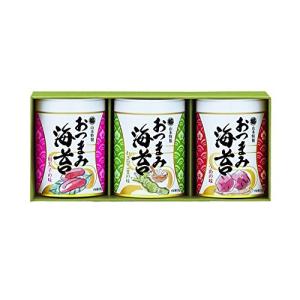 山本海苔店 味つけ海苔 おつまみ海苔 3缶 詰め合わせ  九州有明海産 国産 のり 海