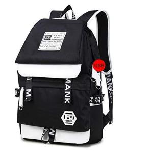 Yokeeyo Yokeeyoリュック デイパック おしゃれ 中学生 高校生 usb充電ポート 大容量 多機能 軽