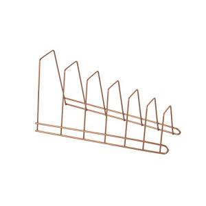 Metaltex 鍋ぶたスタンド コッパーブラウン 約34×15×18cm イタリア製 36.09.06