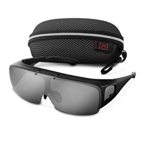 Br'Guras サングラス スポーツ 運転用サングラス メンズ 偏光 UV400 紫外線カット メガネの上から掛け 跳ね上げ式