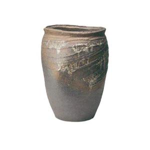 ヤマ庄陶器 傘立て ブラックなど 約奥34.0×幅31.0×高45.5cm 信楽焼 土ごよみ 金彩傘立