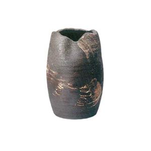 ヤマ庄陶器 傘立て ブラックなど 約径32.0×高49.0cm 信楽焼 黒窯変刷毛目傘立