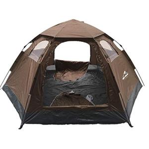 seiyishi テント ワンタッチテント ドーム型 全3色 5人用 約3.9kg コンパクト折り畳み 防災用 防水 防風 UVカット 蚊