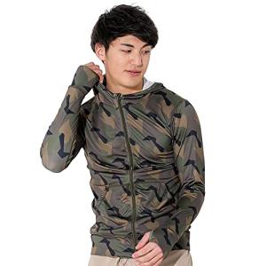 GRID SURF 全20色柄 メンズ ラッシュガード パーカー ラッシュパーカー S〜3XLサイズ フードあり 前開き 長袖 UVカット UPF50+