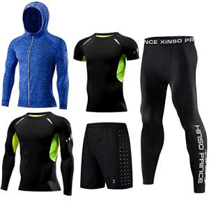 kojo コンプレッションウェア セット スポーツウェア メンズ 上下 セット トレーニング ラン