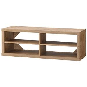 朝日木材加工 テレビ台 SHELBOIS 50型 幅115cm ナチュラル キャスター付き 背面化粧 SBC-4012AV