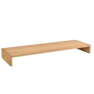 KIRIGEN 総桐 机上ラック pc台 机上 卓上 棚 デスク 上置棚 幅800mm 収納 机上台 木製 完成品 モニター台 パソコンラ