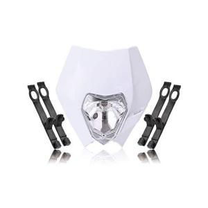 YIBO ユニバーサル12ボルト35ワットオートバイヘッドライトモトクロスダートバイクデュアルスポーツヘッドラン