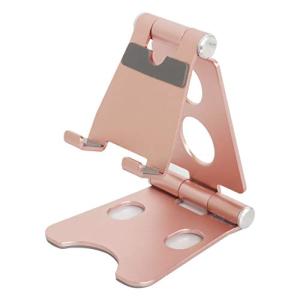 prendre スマートフォン スタンド スマホスタンド 折りたたみ 角度調整 アルミ合金 スマホ デスクスタンド 卓上 GALAXY 収納袋 付属  PR-MINIPOST-PK