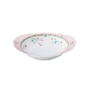Noritake ノリタケ カレー & パスタ ボウル 26cm 花更紗 電子レンジ対応 1個 ピンク ボーンチャイナ 97898/4409-5