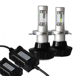 XENPLUS LEDヘッドライト H4 Hi/Lo 高輝度 6000kホワイト 50W 8000LM 9003/HB2 ZES LEDチップ 車検対応CANbus
