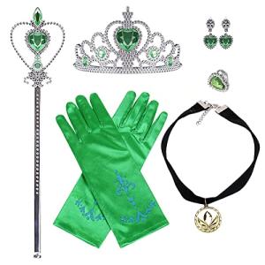 Elmia エルミア プリンセス アクセサリー 7点セット 変身 なりきり ティアラ ブレスレット ネックレス スティッ